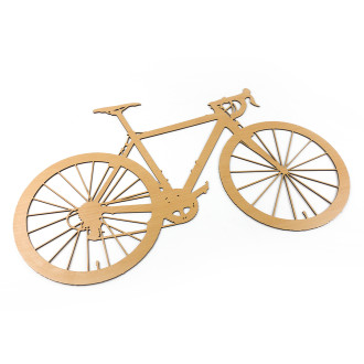 Dřevěná dekorace Jízdní kolo