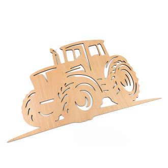Dřevěná  dekorace Traktor