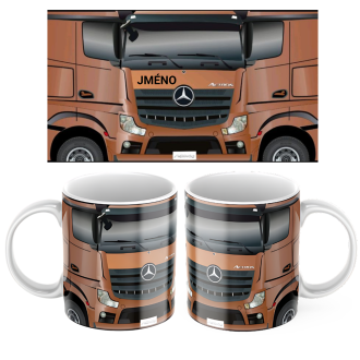Keramický Hrnek s motivem kamionu Mercedes
