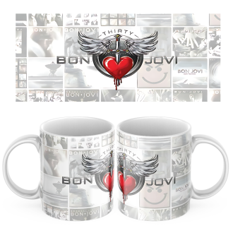 Keramický hrníček Bon Jovi