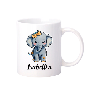 Keramický hrníček Slon holka