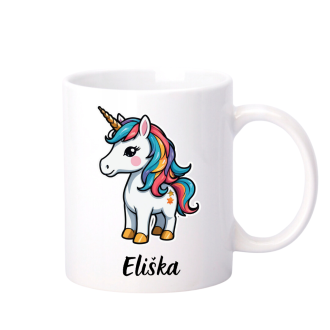 Plastový hrníček Jednorožec