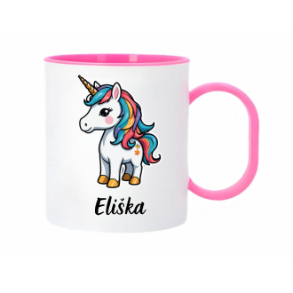 Plastový hrníček Jednorožec