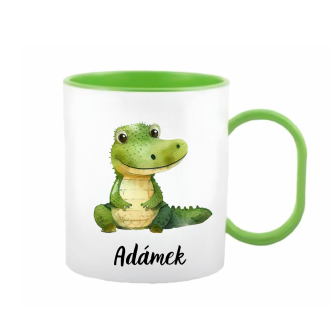 Plastový hrníček Krokodýl
