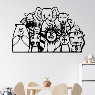 Samolepka Africká Zvířátka