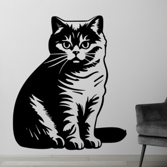Samolepka Britská kočka