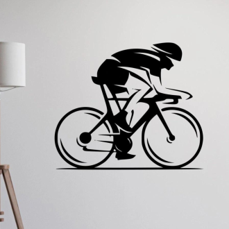 Samolepka Cyklista závodník