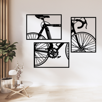 Samolepka Jízdní kolo (3 díly)