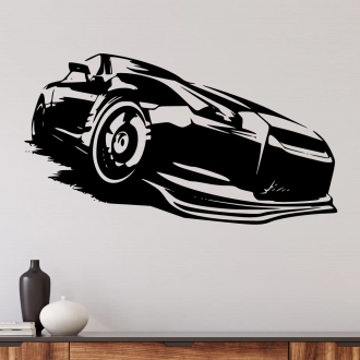 Samolepka Abstraktní auto