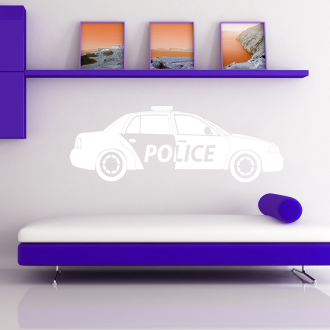 Samolepka Auto policejní