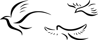 Samolepka Holubičky