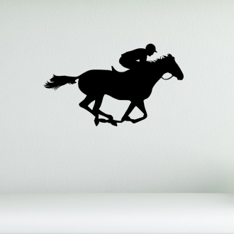 Samolepka Jezdec na koni