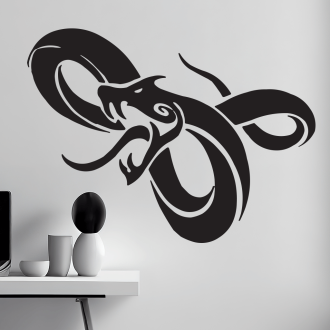 Samolepka Nazlobený had