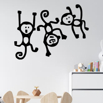 Samolepka Opičky