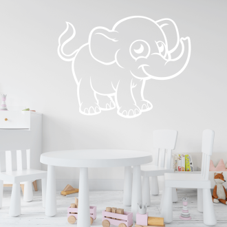 Samolepka Dětský slon