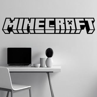 Samolepka Nápis Minecraft