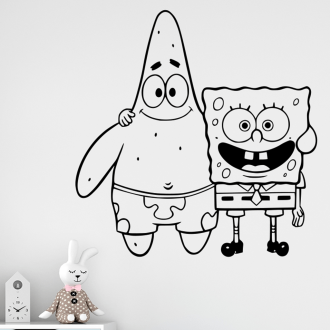 Samolepka SpongeBob a Patrick